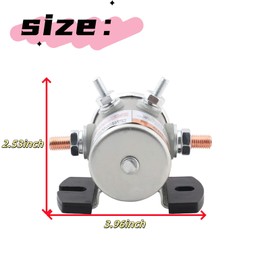 70 Series Continuous Duty Solenoid Relay for EZGO 36 Volt Electric Golf Cart Solenoid with Includes Resistor Diode Replace 27855G01 11761G1 31680G1 27855G02