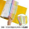Plus RE-201CF Name Refill-Type Clear File, Vertical Input, 6 Pockets,