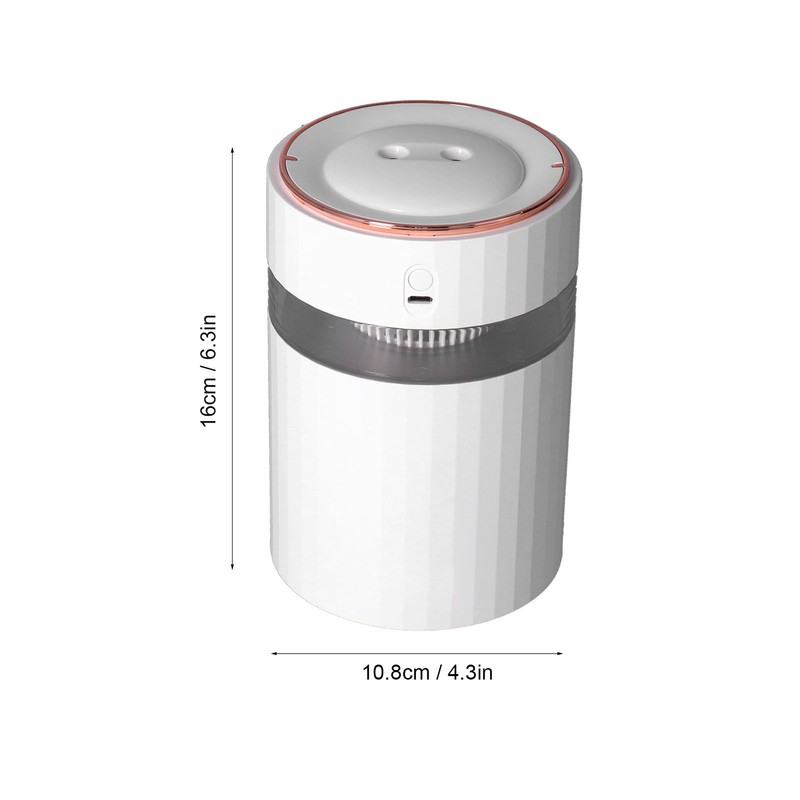 Humidifier Large Capacity Portable 900ml Mute Double Spray Design Desktop