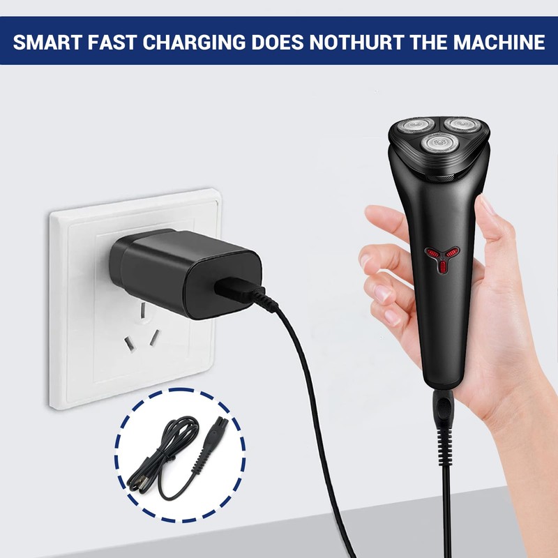 Eophmi For Phillips One Blade Charger Cable, 2 Pcs 5V