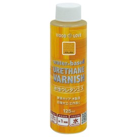 Nippe Wood Love Water-Based Urethane Varnish, Natural, 4.2 fl oz (125 ml)