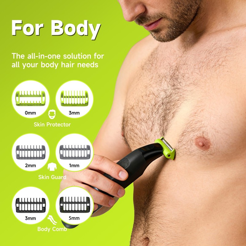 Body Hair Trimmer for Men Pubic Hair Trimmer