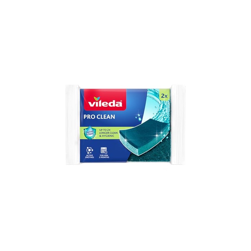 Vileda Fibra para Trastes No Raya Pro Clean con Enzimas