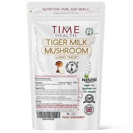 Tiger Milk Mushroom (Lignosus rhinocerus) - Clinically Studied LiGNO TM02® - >30% Polysaccharides - Respiratory, Cognitive & Immune Health - 60 Capsules - UK Made - GMP - Vegan (60 Count (Pack of 1))