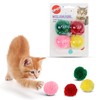 SPOT Wool Pom Poms Cat Toy - Interactive Wool Balls