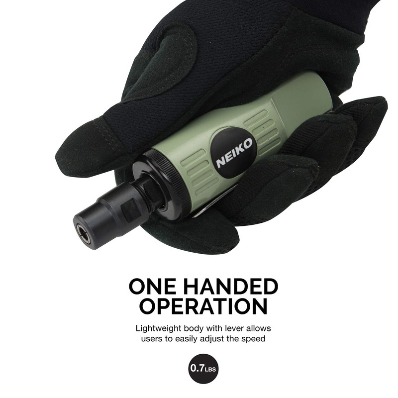 NEIKO 30062A 1/4" Mini Die Grinder | Air Straight Grinder