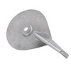 Zinc Alloy Trim Tab Anode 822157T2 for Mariner Force 25‑50