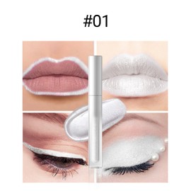 Erinde Giltter Metallic Glitter Lipsticks, 2-in-1 Lipstick & Eyeshadow, Lipstick 12 Hours Hold, Highly Pigmented Waterproof Lipstick