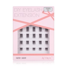 DIY Lash Extension Individual Clusters Volume Eyelash Pack Home Salon