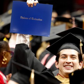 GraduationMall 11"x14" Imprinted Padded Diploma Cover Certificate Holder Royal