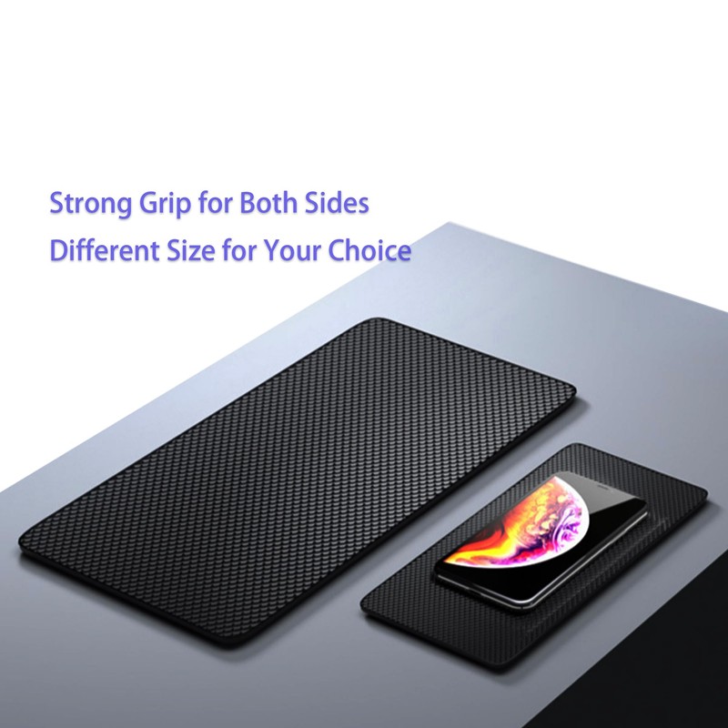 Car Dashboard Anti-Slip Placing Mat, Adhesive Silicone Pad for Car