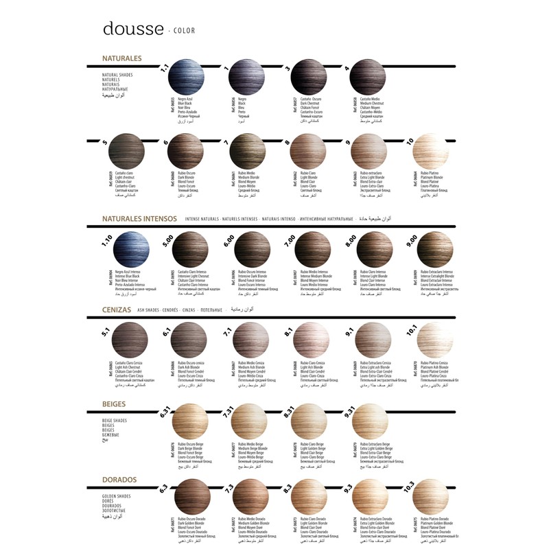 TASSEL DOUSSE Professional Hair Dye 12 Natural Oils for Women