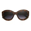 Nine West Women's Maya Sunglasses Oval, Brown, 53mm