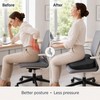 Memory Foam Seat Cushion for Office Chairs – Non-Slip U-Shaped