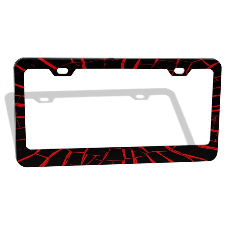 keluki Mountains License Plate Frame, Solid Rust-Proof Aluminum Holder with