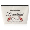 Christian Gift Makeup Bag Inspirational Religious Faith Gift for Women