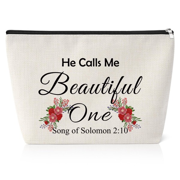 Christian Gift Makeup Bag Inspirational Religious Faith Gift for Women