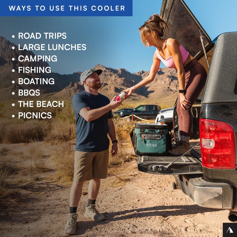 Titan by Arctic Zone 16 Can Zipperless Soft Cooler with