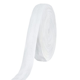 AHANDMAKER 27.34 Yards Curtain Pleating Tape, Curtain Heading Tape, Detachable Pleat Craft Tape for Home Decor Projects (1 Inch Wide)