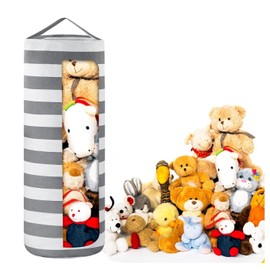 VIHBRAI Bean Bag Cuddly Toy Stuffed Animals Storage for Children, 200 L Bean Bag Cover with Plush Animal Filling as Chairs Sofa Seat Floor Cushion for Children's Room Bedroom