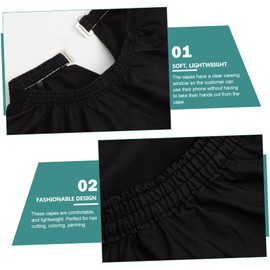 FOMIYES Hairstylist Cloth Cape Salon Barbers Cape Hair Styling Cape Window Anti-static Waterproof