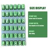 GEDEUBAN Letter Stamps for Clay, DIY Uppercase Alphabet & Numbers