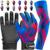Exxact Sports Youth Batting Gloves with Arm Sleeve for Boys