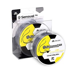 Mikado Sensual N.G. Carp Line 0.24 mm - 0.45 mm / 600 m Fishing Line Feeder Line Monofilament Top (0.26 mm/6.91 kg/600 m)