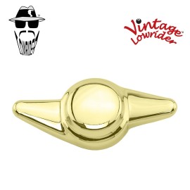 Vintage Lowrider UNIVERAL 24T GENUINE VINTAGE LOWRIDER KNOCK-OFF 3/8 AXLE 648 GOLD