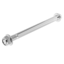 Mikinona Wheel Axle Kit Front Axle Scooter Accessory Axle Precision Motorcycle Wheel Axle Motorcycle Wheel Part Mini Bike Axle Mini Bike Wheels Axle Motorcycle Rear Wheel Part Silver Metal