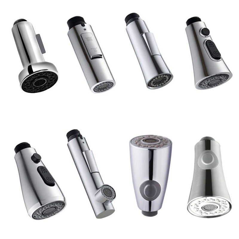 Kitchen Tap Nozzle 2 Function Replacement Kitchen Extendable Mixer Tap