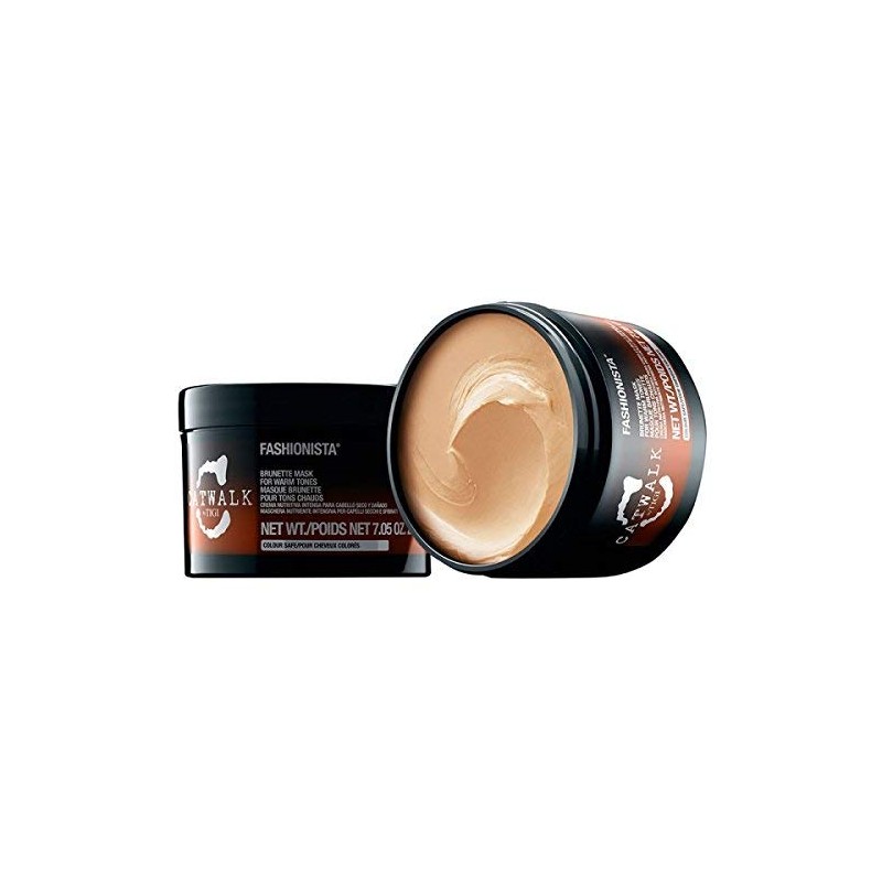TIGI Catwalk Fashionista Brunette Mask for Warm Tones, 7.05 Ounce