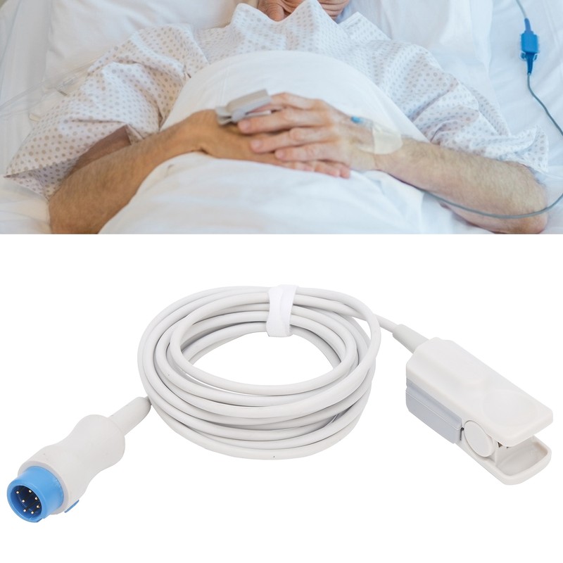 Adult Finger Clip Oximeter Probe Blood Oxygen Saturation Probe Accessory