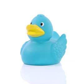 Schnabels Bath Duck Wings - Gift for Birth Birthday Name Day Children Baby Girlfriend Girl Boy - Funny Original Lucky Charm - Toy Squeaky Duck Decorative Bath Tub (Turquoise)