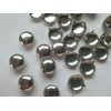 CraftbuddyUS 100pcs 10mm Silver Round Dome Studs, DIY