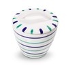 Gmundner Keramik Manufaktur 0104DZGO09 Traunsee Gourmet Sugar Bowl Diameter 9