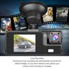 3 Channel Dash Cam Front and Rear, 1080P Full HD