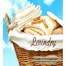 CLEAN LAUNDRY Fragrance Oil - Scent of fresh laundry hanging out to dry in a summer breeze - BULK Fragrance Oil By Oakland Gardens (120 mL - 4.0 fl oz Bottle)