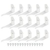 PATIKIL 3mm Lamp Shade Clips for Ceiling Flush Mount, 15