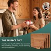 Wood Cutting Board Carbonized Bamboo Set With Smooth Surface Set