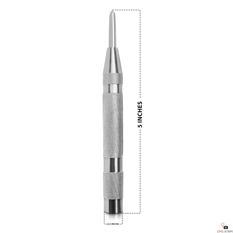 EMS XTRM 5" Center Punch Spring Loaded - Durable, Multi-Surface