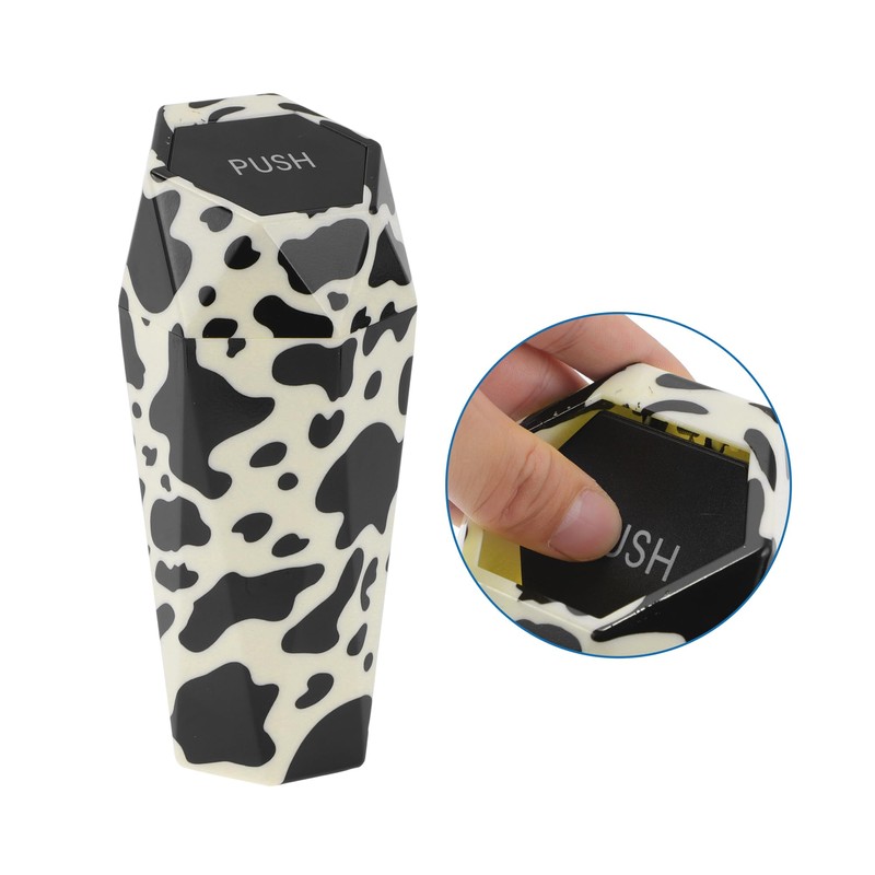 A ABSOPRO Car Trash Can Portable 3.5" Width 7.9" Height