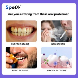 ​SpetX SP-X  Toothpaste | Hydroxyapatite + Niacinamide PRO + Probiotics | 300% Enamel Repair & Microbial Balance | Vegan, Coffee Stain Defense:_3 pcs