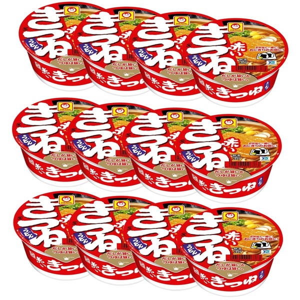 Maruchan Cup Noodle Mini 1.4oz 12pcs Box Set Red Fox Mini Udon Japaneese Instant Noodle Toyosuisan Ninjapo