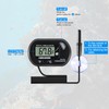 AEDIKO 2pcs Aquarium Thermometer LCD Digital Fish Tank Thermometer with