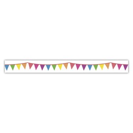 RAYHER Roll 15 m x 15 60689000 Washi Tape Party Bunting