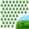 50Pcs Mini Resin Frogs Miniature Tiny Frogs Figurines Garden Decor