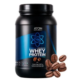Proteína En Polvo Whey Low Carb 907g Atom Fitness                                                                                                     