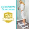 Vive Bath Shower Step Stool (4.5") - Slip Resistant, Stackable,