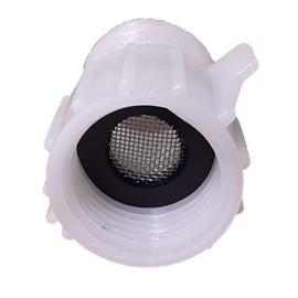 7/8 Inch Male Pipe Adapter to 1/2 Female, Has Built in Screen for Straining built up sediment in the water by Nuflush (2)